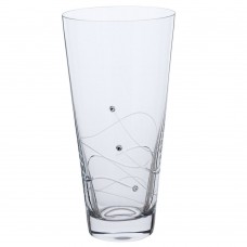 Dartington Crystal Small Conical Glass Vase Wedding,Home,Party Vintage Gift UK   401537574044